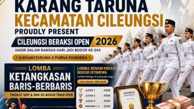 Karang Taruna Cileungsi Gelar Lomba PBB dan Senam, Bogor Timur Siap Unjuk Bakat